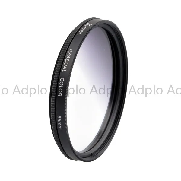 55 мм нейтральная плотность Градуированный Серый цветной фильтр объектива для DSLR-камер