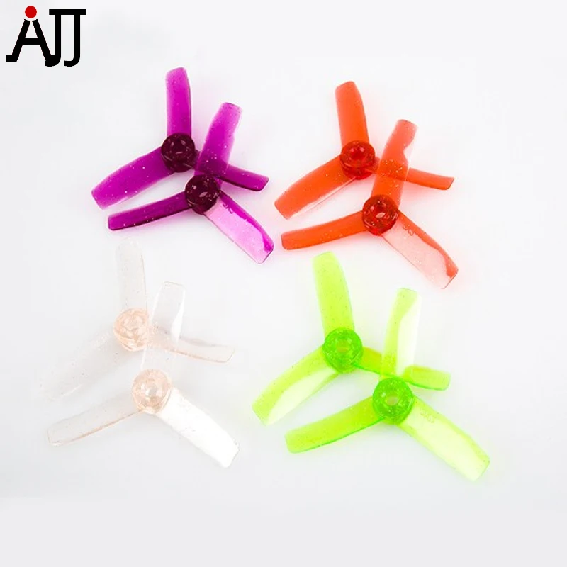 

20pair/bag Rctimer 3x3'' 3030 Tri-Blades Propellers Bullnose BeeFairy Rainbow Props BR3030-GP