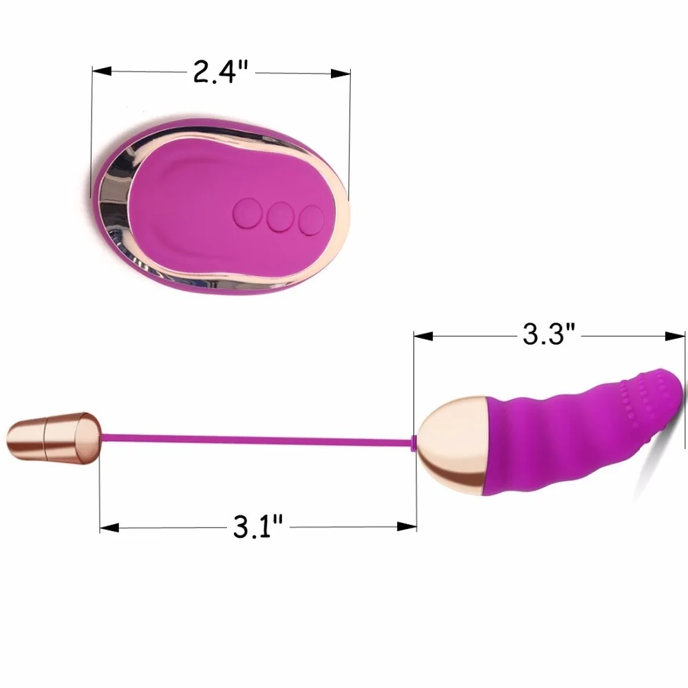 Black Purple USB Rechargeable 10 Speed Remote Control Wireless Vibrating Sex Love Eggs Vibrator Sex Toys For Women