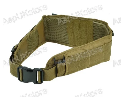 Molle Tactical Airsoft talii wyściełane pas z w kształcie litery H pończoch pas regulowany Nylon Airsoft bojowe armii pasek oryginalny