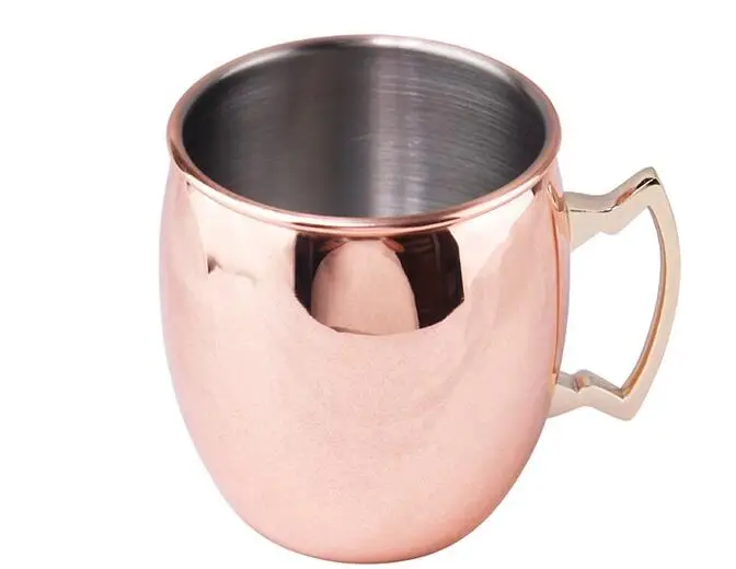 WOWSHINE Free Shipping Mule Copper Plated Mug / Cup 18 Ounce Set of 4 for promotion