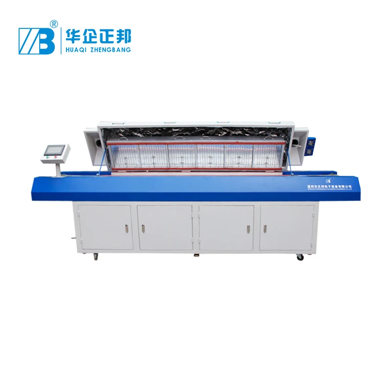 ZBRF1230 Full Automatic Hot Air Reflow Oven 12 Zones (Up 6 Down 6) Smt Assembly Machine Reflow Oven For Pcb Production Line