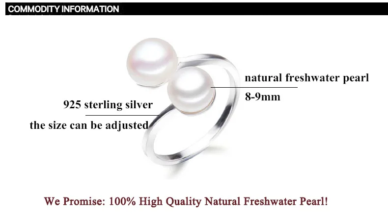 ZHBORUINI Pearl Ring Jewelry Of Silver Interlaced Rings Freshwater Pearl Wedding Ring 925 Sterling Silver Jewelry For Women Gift