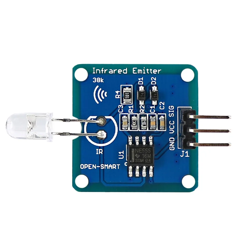 IR Emitter Infrared Transmitter Module with 38K Hz Carrier OnBoard for Arduino