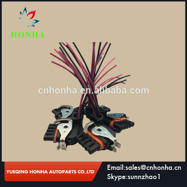 FREE shipping 5 Pin/Way Automotive Engine Harness Connector Generator Plug With Wire Pigtail 18242000000