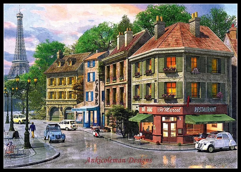 

Needlework for embroidery DIY DMC High Quality - Counted Cross Stitch Kits 14 ct Oil painting - Paris Street