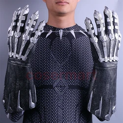 Un paio di due guanti 2018 Movie Panther Claws Costume Cosplay guanti da supereroe Halloween Prop