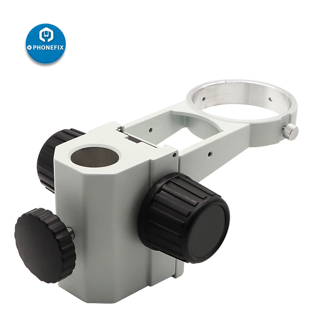 76mm Diameter Zoom Stereo Microscopes Holder Adjustable Bracket Stand 25mm Rod Bar Pillar for Binocular Trinocular Microscopio