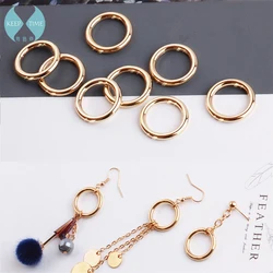 DIY heavy alloy accessories, handmade Korean round minimalist earrings, ear clip, ear studs, ear wire, jewelry materials