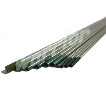 순수 텅스텐 전극 키트, 녹색 팁, 크기 1.6mm 2.4mm 3.2mm/175mm 1/16