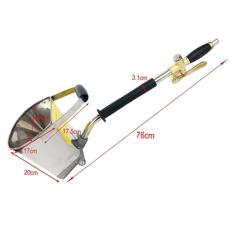 Semprotan multifungsi, semen artefak dinding senjata Stucco sekop Hopper semen udara Stucco Sprayer pistol semprot semen
