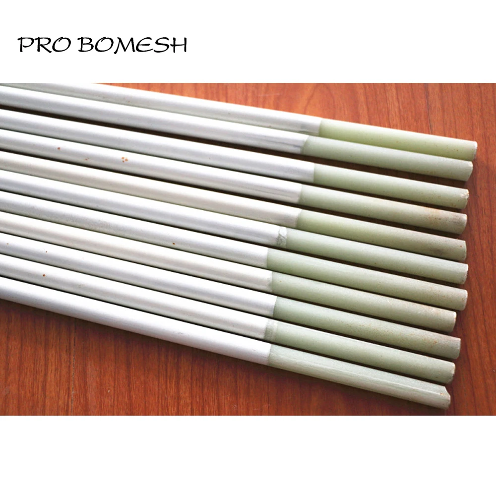 Pro Bomesh 2Pcs/Pack 1.37M 1 Section Solid Fiber Glass Boat Rod Blank Squid Fishing Rod Blank DIY Rod Building Repair