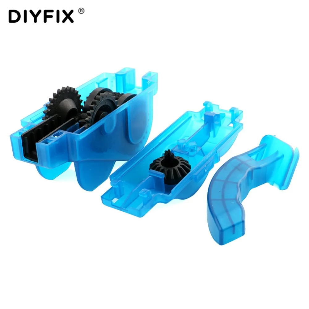 DIYFIX Portable Bicycle Chain Cleaner Bike Clean Machine Brushes Brushes Mountain Road Bike Cycling Cleaning Kit Outdoor Sports