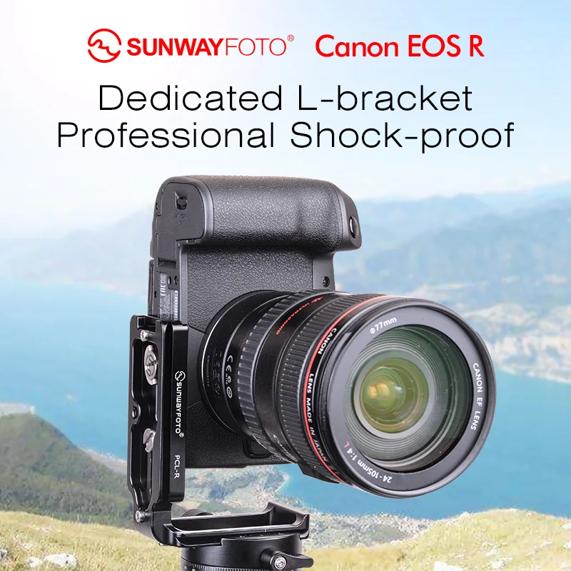 

SUNWAYFOTO PCL-R Tripod Head Quick Release Plate for Conan EOS R Tripod Head L-bracket Specific Aluminum Quick Release