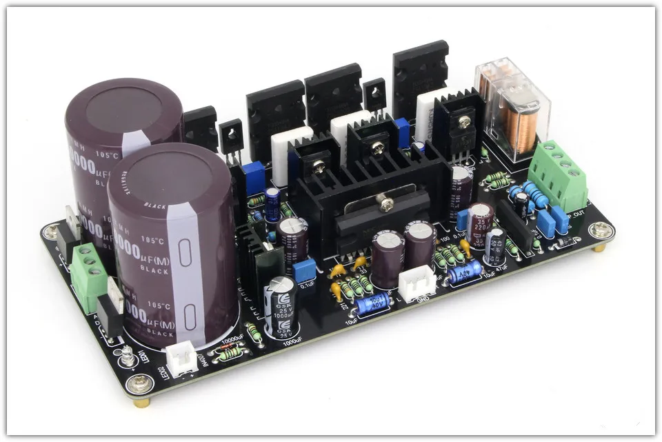 A1943 C5200 / IRFP9240 IRFP240 UPC2581 Zoom 2*125W dual channel Class AB audio amplifier board with UPC1237 speaker protection