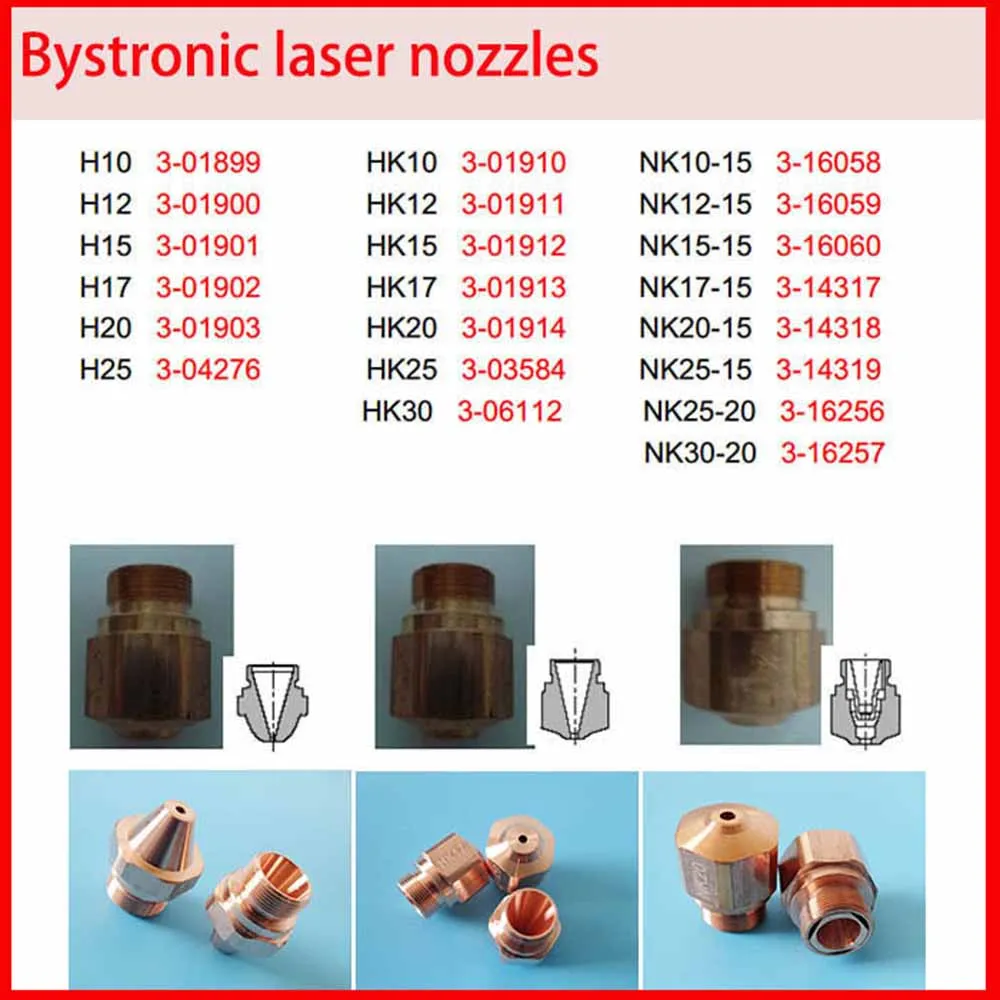 Imagem -06 - Jhchmx-nk Series Laser Bicos Alta Pressão para Bystronic Cutting Machine