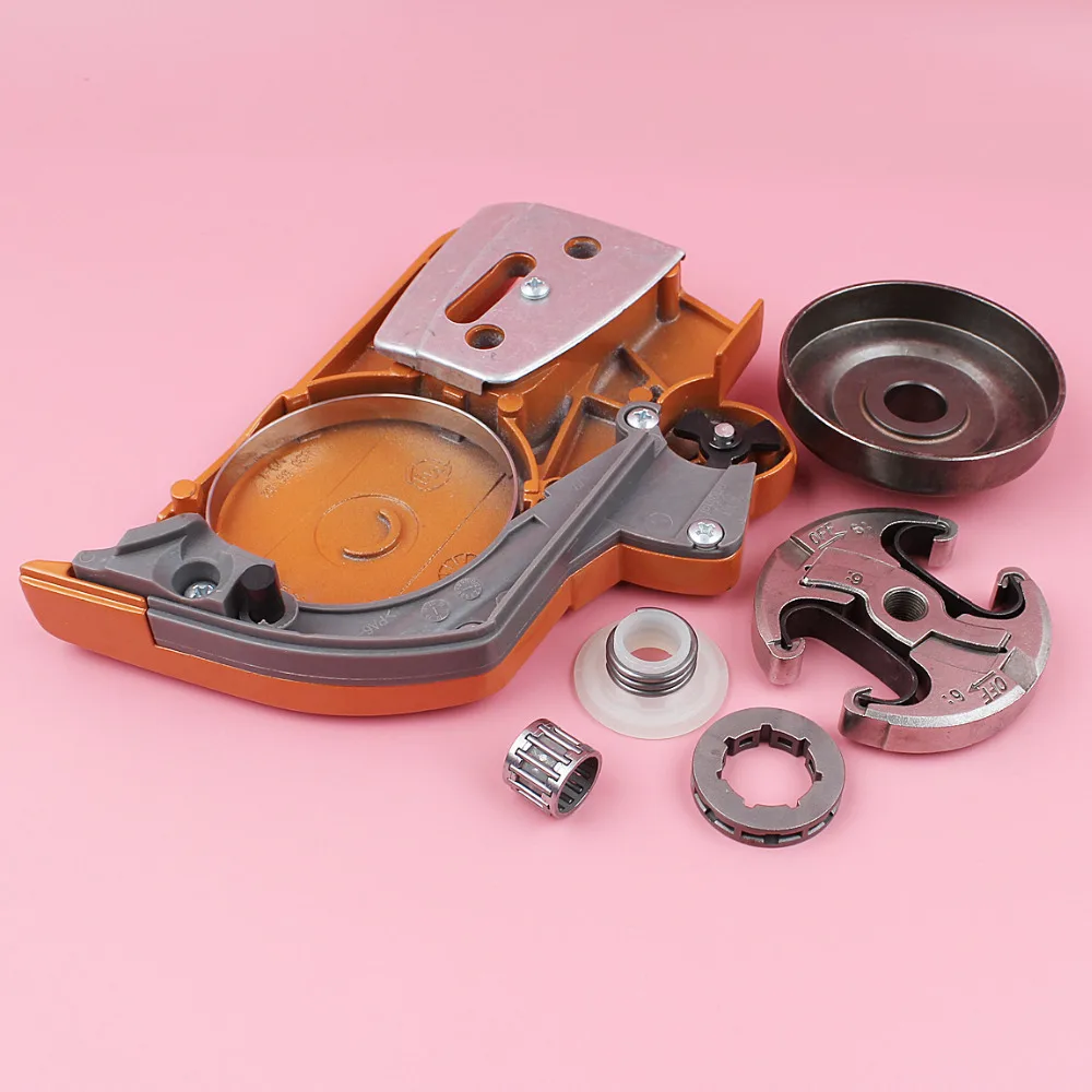 Chain Brake Clutch Sprocket Side Cover Drum Worm Gear Kit For Husqvarna 340 345 350 Chainsaw Spare Tool Part