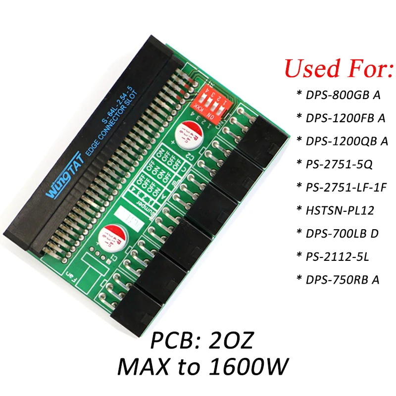 

Power Supply Server Breakout Board with 6x PCI-E 6Pin Port