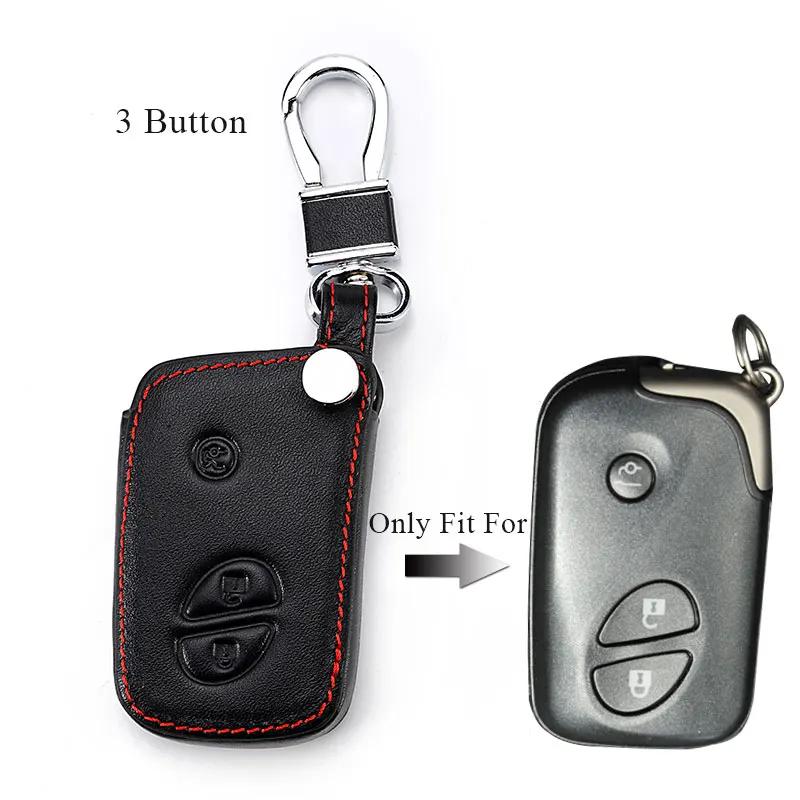 Leather Key Cover For Lexus CT200H GX400 GX460 IS250 IS300C RX270 ES240 ES350 LS460 GS300 450h 460h Shell Case Car Accessories