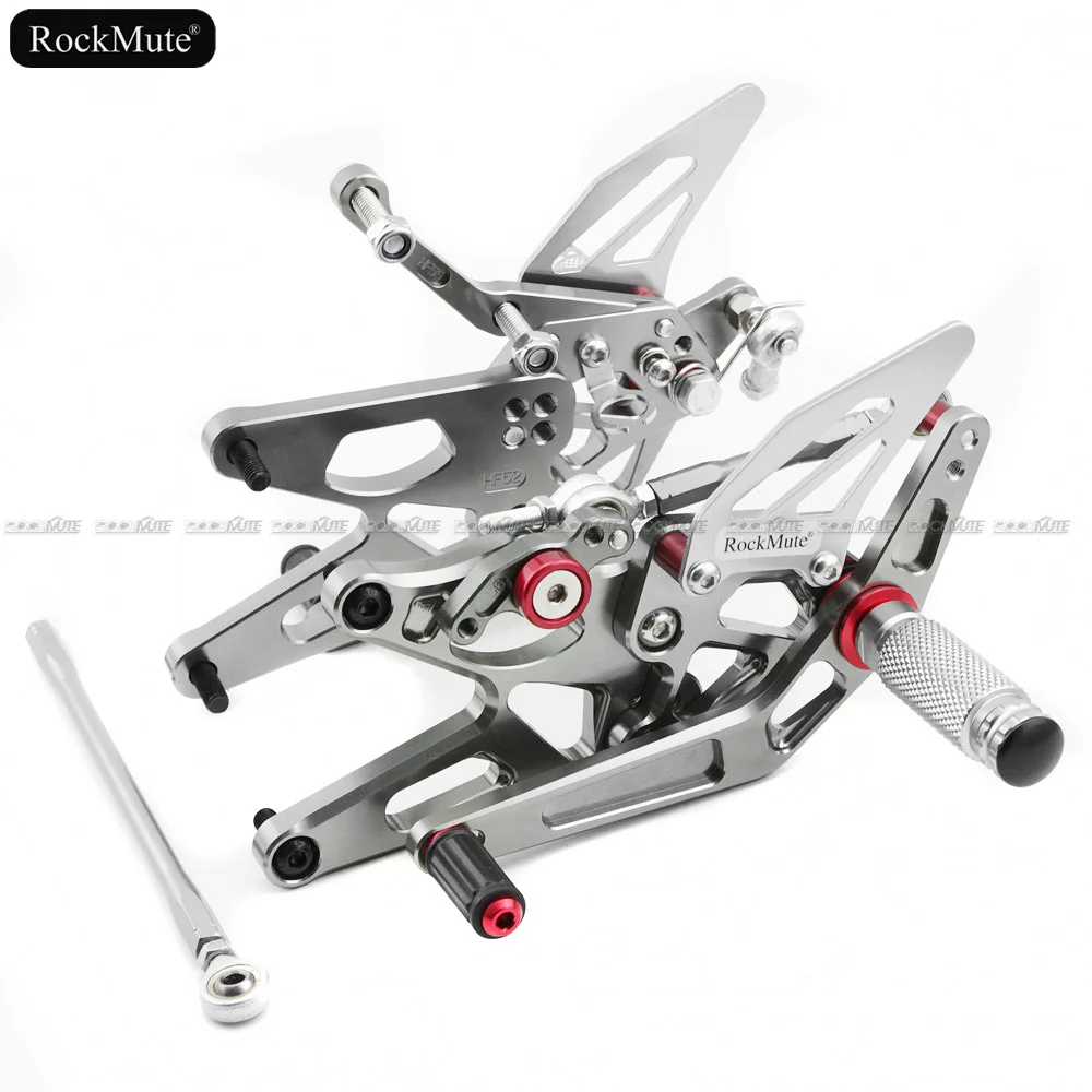 Motorcycle Rearsets For Yamaha YZF-R1 YZF R1 2004 2005 2006 CNC Adjustable Footrest Shift Lever Brake Pedal Foot Pegs Rear Set