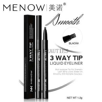 50Pcs/Lot 3 Way Tip Liquid Eyeliner Pen Waterproof Waterproof Eye Makeup Cosmetic Make Up Tool Wholesale