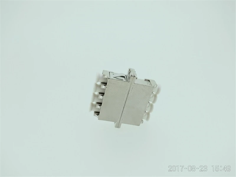 LC четырехволоконный адаптер металлический корпус SM ММ Оптический волоконный соединитель IL 0.2db разъем ftth Бесплатная доставка Фабрика ELINK 10 шт.