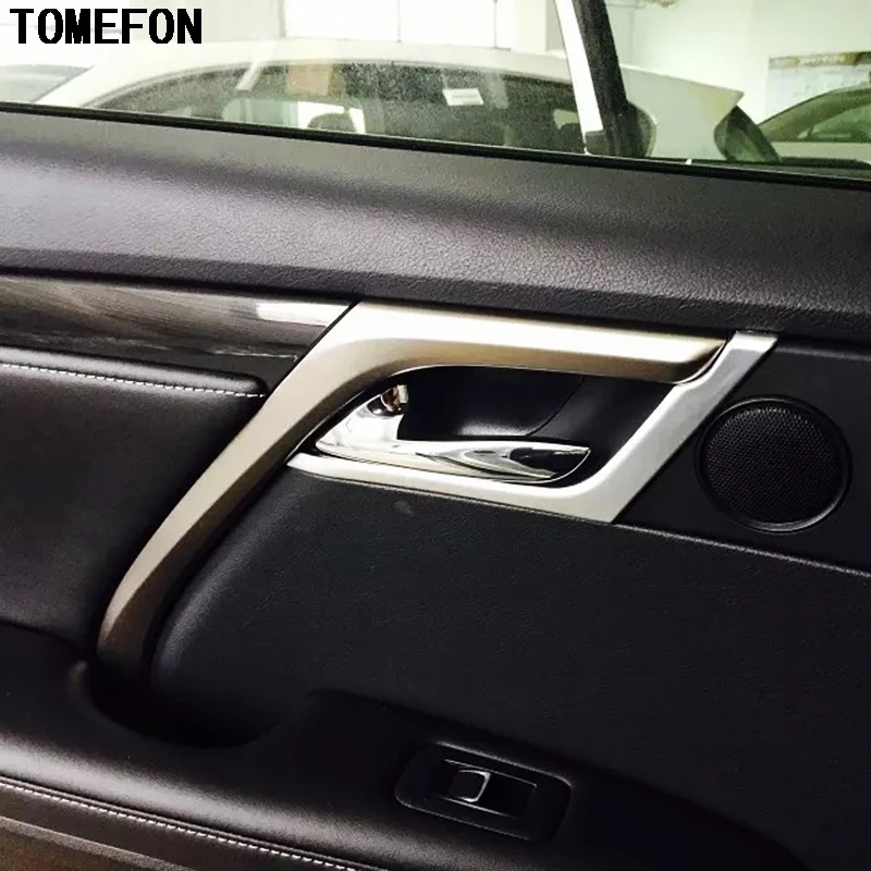 

TOMEFON ABS Chrome For Lexus RX 2016 Door Interior Inner Door Handle Cup Bowl Sticker Accessories Moulding Trim Car Auto Styling