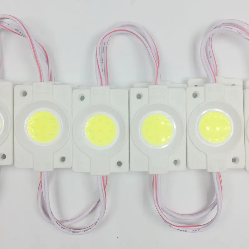 

20 pcs/lot 2.4W/pcs injection COB LED Module with lens DC12V advertising light,Led Backlight For Channel Letters