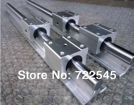 Linear Rail Set Diameter 16 mm 2xSBR16 Length 1000 mm + 4xSBR16UU Block For CNC Parts Set