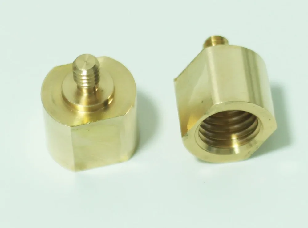 2pcs Tripod adapter screw 5/8" UNC TO 1/4" UNC for tripod Laser level instrument tripod