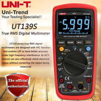 UNI-T UT139S True RMS digital multimeter, LPF (low pass filter)/LoZ (low impedance input) function/Temperature test EBTN display