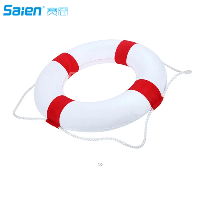 52cm/20.5inch diameter Swim Foam Ring Buoy Swimming Pool Safety Life Preserver W/nylon cover kid child adult