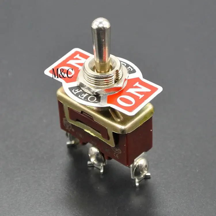 

20pcs Momentary 3pin (ON)-OFF-(ON) Centre Off toggle switch 3 screw momentary toggle switch 15A 250VAC/20A 125V