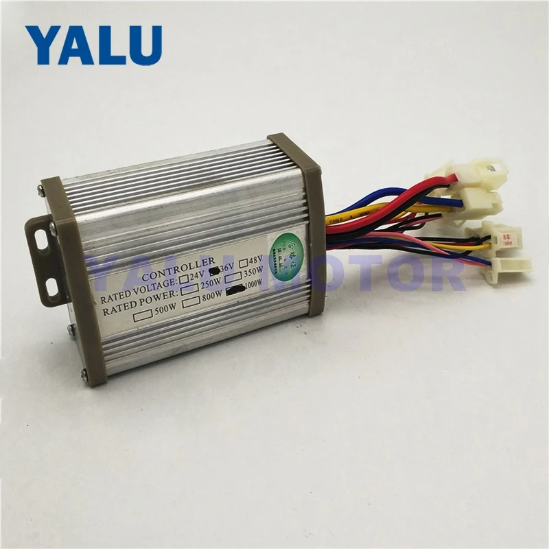 Electric Bicycle Controller 24V 36V 48V 1000W DC Brushed For E bike Scooter Skateboard Part Fit Battery Motor Engine Part