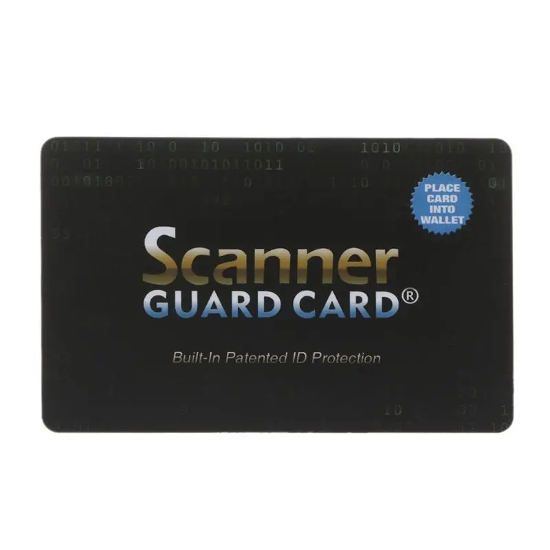 High Quality Portable Credit Card Protector RFID Blocking NFC Signals Shield Secure For Passport Case Purse