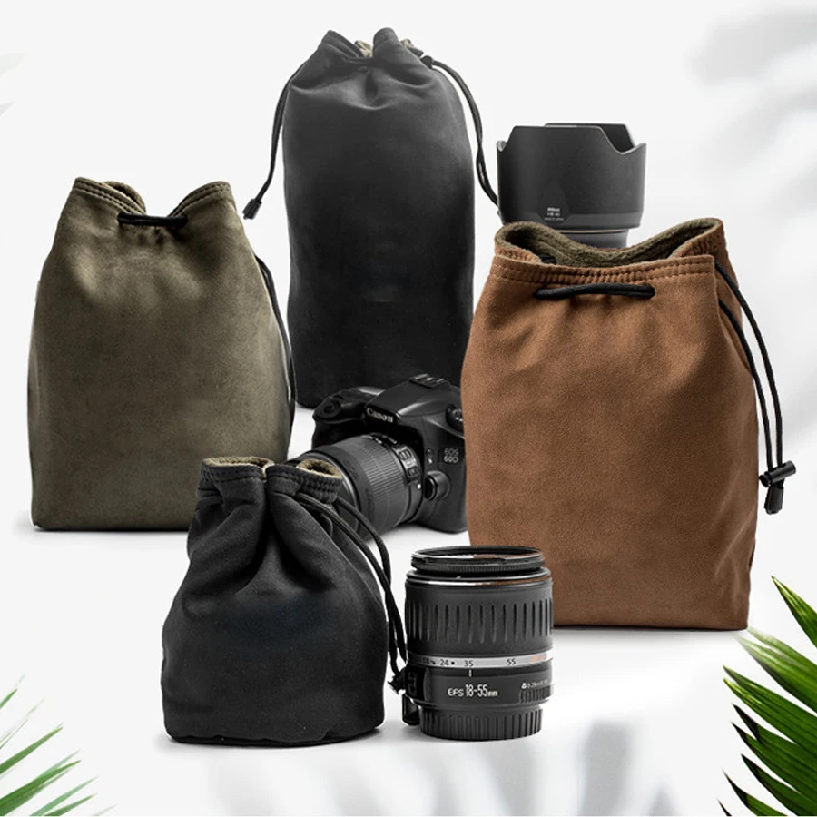 

Camera Retro Protector Case Soft Bag Pouch for Canon Nikon Sony Pentax DSLR & Mirrorless Camera 70D 5D3 D800 D5300 A7R2 XT-20