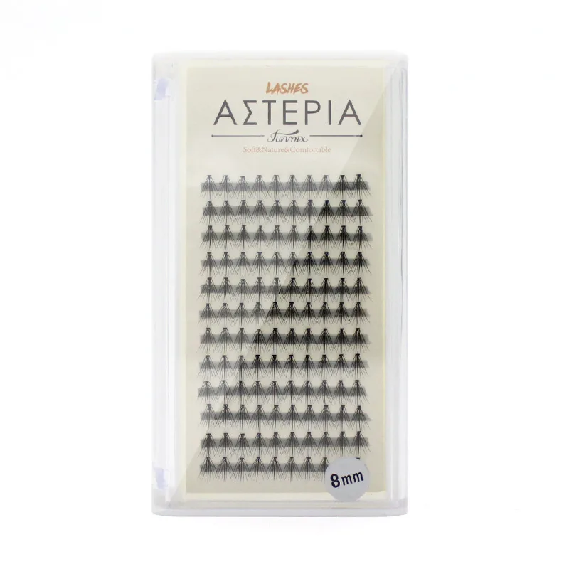 ขนตาปลอมแบบเส้นต่อเส้น 120 ชิ้น ความหนา 0.1 ซม. เนื้อนุ่ม คล้ายขนมิงค์ ขนตาปลอมแบบเส้นต่อเส้น