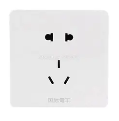 1 PCS NOW AC 250V 10A 3-Pin AU 2-Pin US/ EU Wall Mounted Outlet Socket Plate