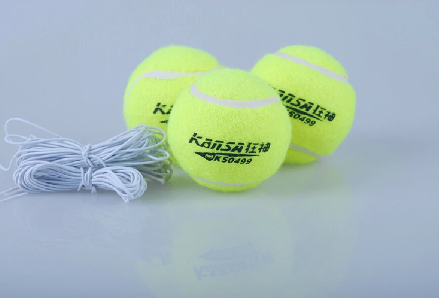 5pcs/Set with Elastic Rope Tennis Trainer Single Training Durable Balls Tool Partner for Beginner