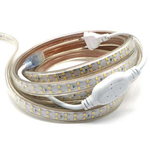 

180led/m SMD 2835 LED Strip light 220V 230V 240V Double Row LED tape rope ribbon for Home Garden Decoration