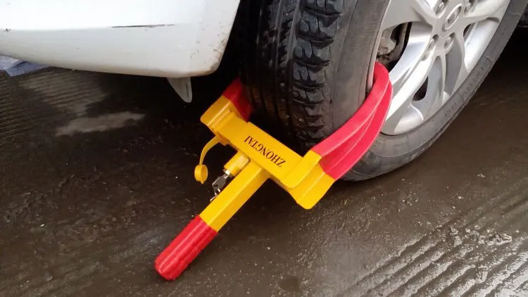 STARPAD For Tire lock wheel lock car anti-theft lock the wheels and parking lock vise round zipper