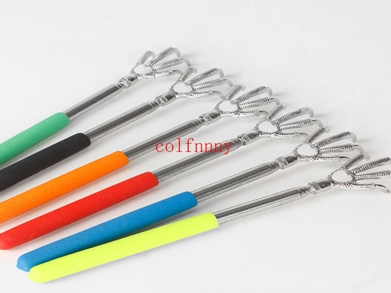 

500PCS/lot Fast Shipping Convenient Claw Telescopic Ultimate Stainless Steel Back Scratcher extendible From 22 to 59cm