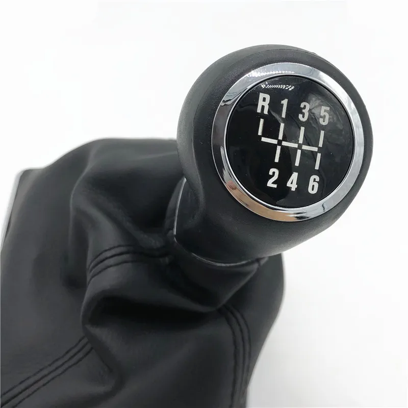 For OPEL ASTRA III H 1.6 VAUXHALL 2004 2005 2006 2007 2008 2009 2010 Car Styling 5 / 6 Speed Gear Lever Shift Knob Boot Cover