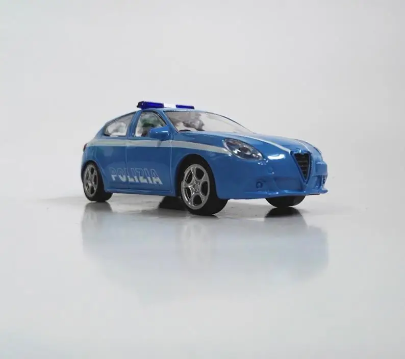 High simulation Alfa Romeo swat cop car model,1:43 alloy car toys, diecast metal model,collection toy vehicles,free shipping