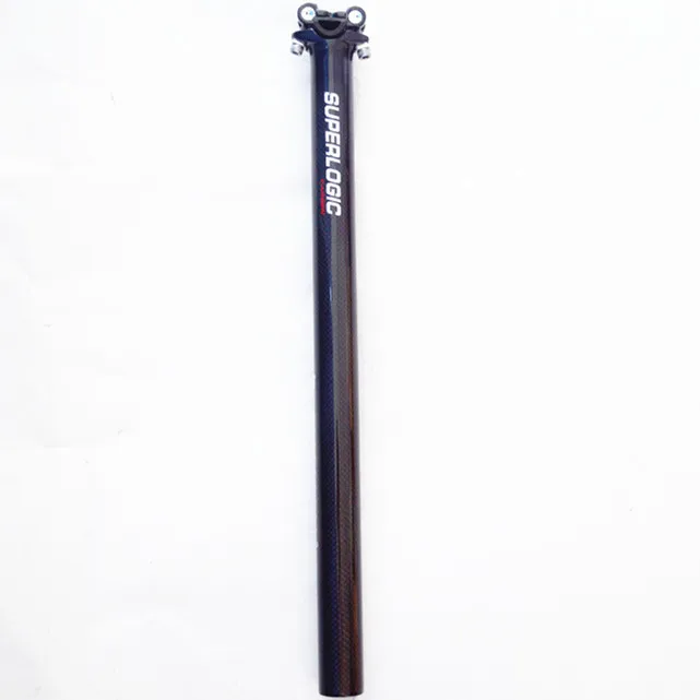 superlogic MTB/Road Bicycle Carbon Seatpost Bicycle Carbon Seat post Seat tube Seat Bicycle Parts 27.2/30.8/31.6*350/400/450