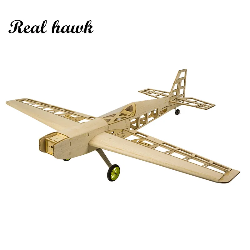 RC AirPlanes Laser Cut Balsa Wood Airplanes Kit 1.5-2.5cc nitro trainer Frame  without Cover Model Building Kit