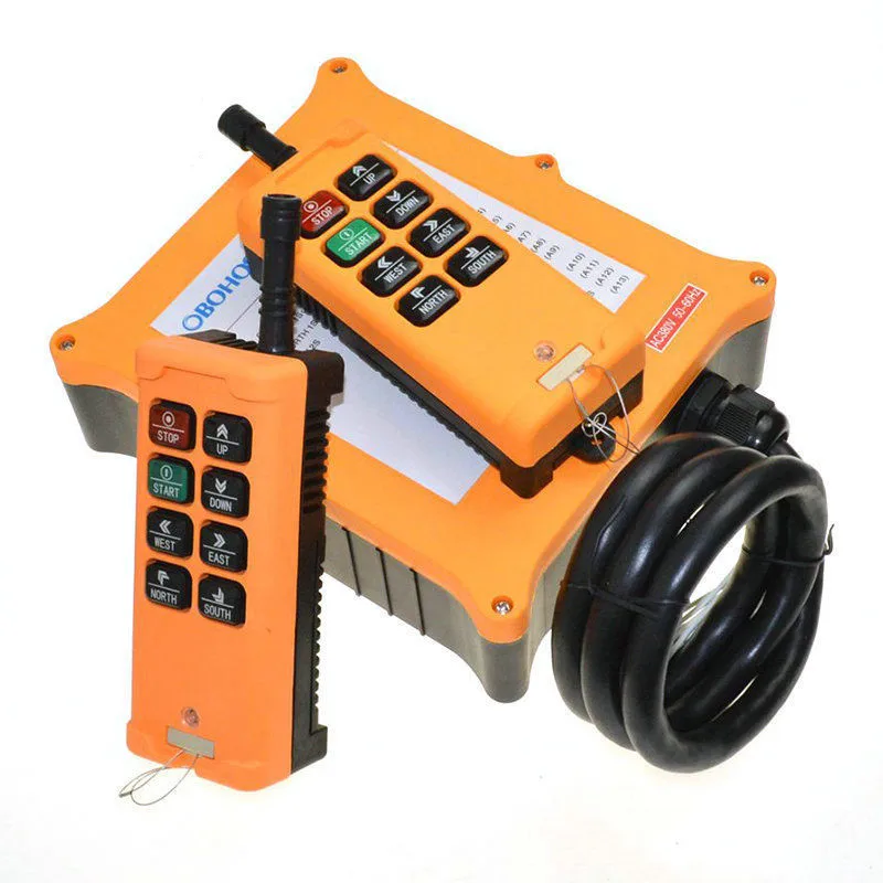 2 Speed 2 Transmitters 8 Channels Truck Hoist Crane Winch Radio Remote Control System Controller