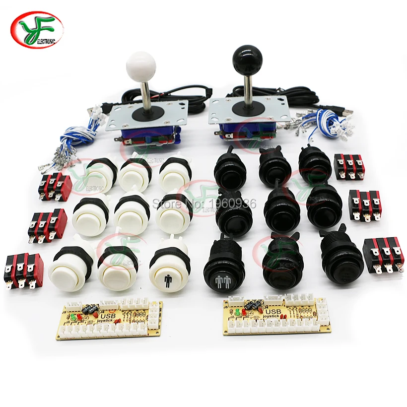 Jamma Cabinet DIY Kit Zero Delay USB Arcade controller PC Connection ZIPPY Style Joystick HAPP diy arcade game control board kit