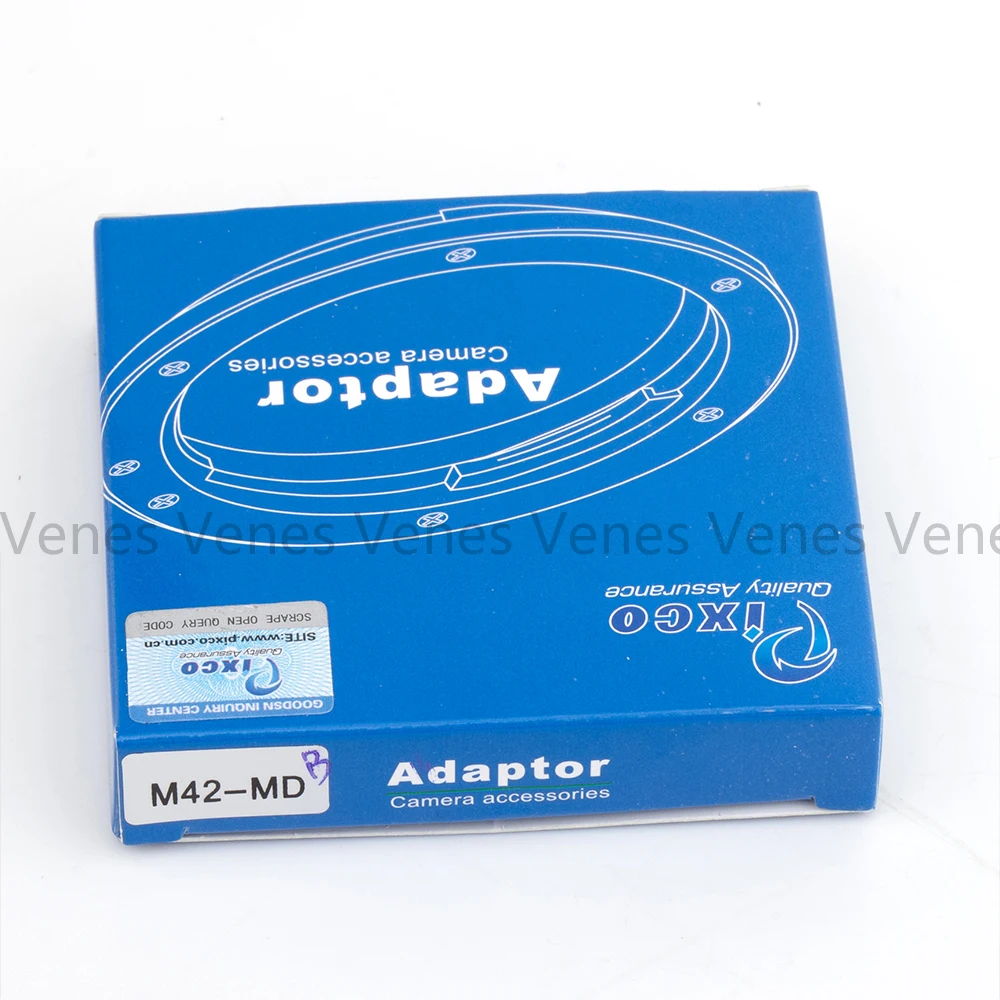 VENES M42-MD,Adapter ring for M42 Lens to Suit for Minolta MD Camera, For M42 lens to MD lens adapter, for Minolta (D)SLR Camera