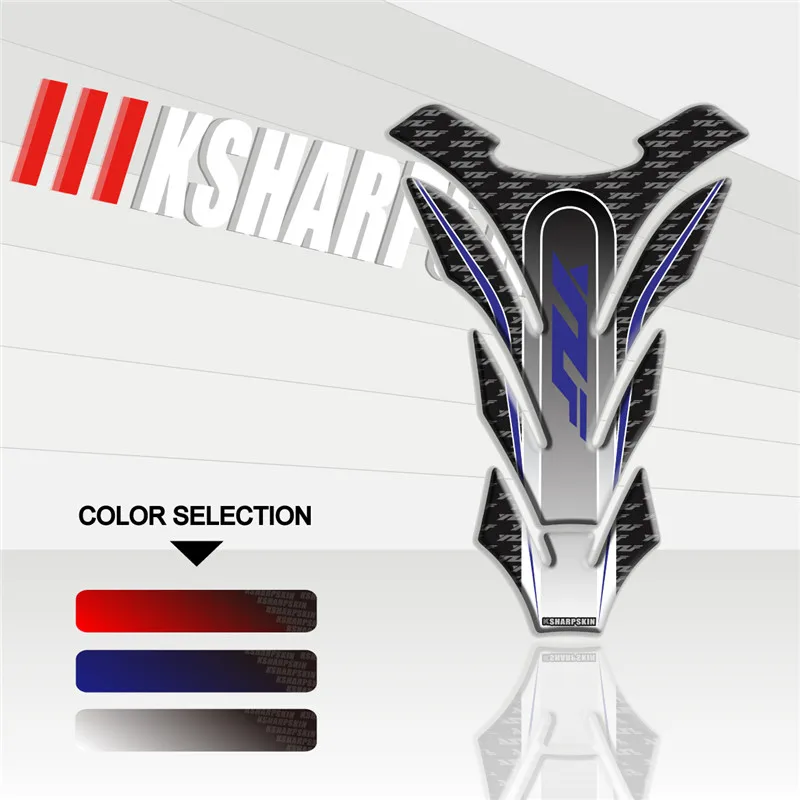 

Наклейки для топливного бака мотоцикла, 3D защитные наклейки для YAMAHA YZF, топливный бак yzf r1 r3 r6 r125